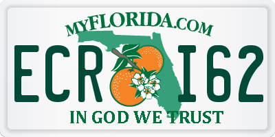 FL license plate ECRI62