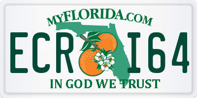 FL license plate ECRI64