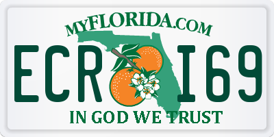 FL license plate ECRI69