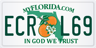 FL license plate ECRL69