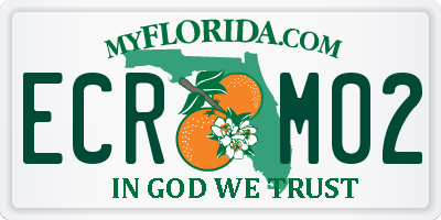 FL license plate ECRM02