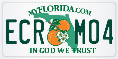 FL license plate ECRM04
