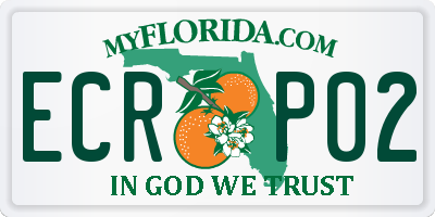 FL license plate ECRP02
