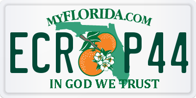 FL license plate ECRP44
