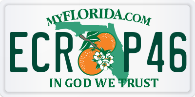 FL license plate ECRP46