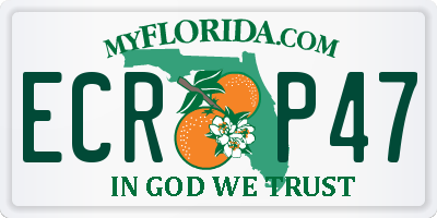 FL license plate ECRP47