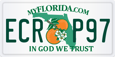 FL license plate ECRP97