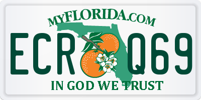 FL license plate ECRQ69