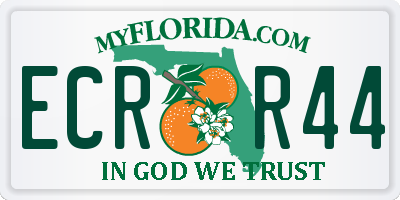 FL license plate ECRR44