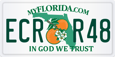 FL license plate ECRR48