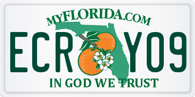FL license plate ECRY09