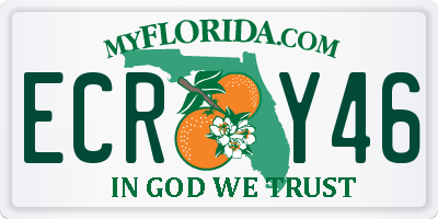 FL license plate ECRY46