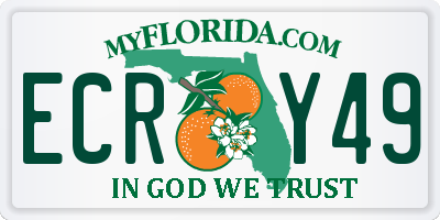 FL license plate ECRY49
