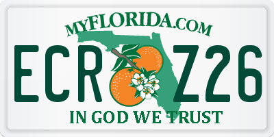 FL license plate ECRZ26