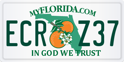 FL license plate ECRZ37