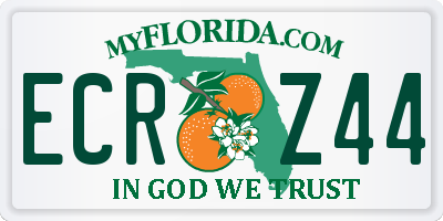FL license plate ECRZ44