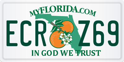 FL license plate ECRZ69