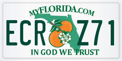 FL license plate ECRZ71