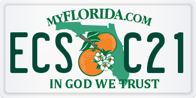 FL license plate ECSC21