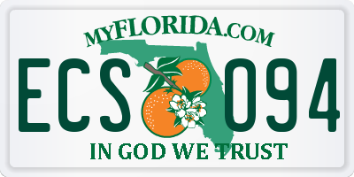 FL license plate ECSO94