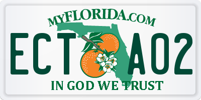FL license plate ECTA02