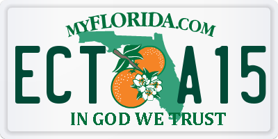 FL license plate ECTA15