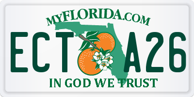 FL license plate ECTA26