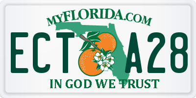 FL license plate ECTA28
