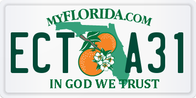 FL license plate ECTA31