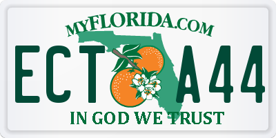 FL license plate ECTA44