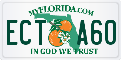 FL license plate ECTA60