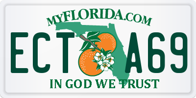 FL license plate ECTA69