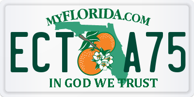 FL license plate ECTA75