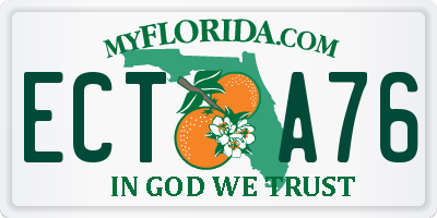 FL license plate ECTA76