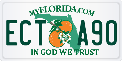 FL license plate ECTA90