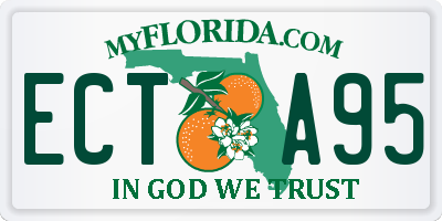 FL license plate ECTA95