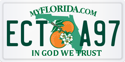 FL license plate ECTA97