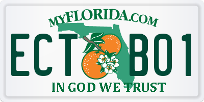 FL license plate ECTB01