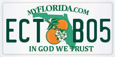 FL license plate ECTB05
