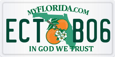 FL license plate ECTB06