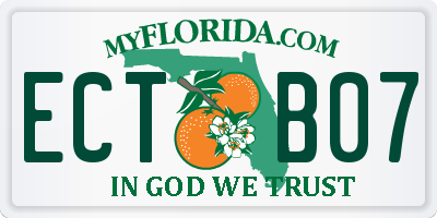 FL license plate ECTB07
