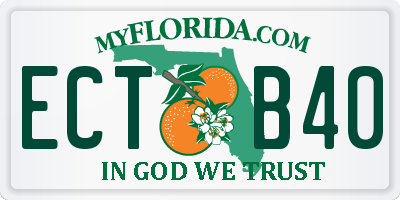 FL license plate ECTB40