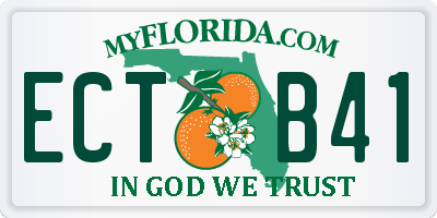 FL license plate ECTB41