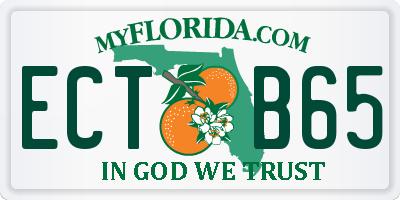 FL license plate ECTB65