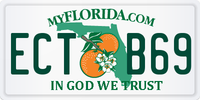 FL license plate ECTB69