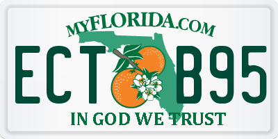 FL license plate ECTB95