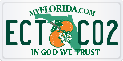 FL license plate ECTC02