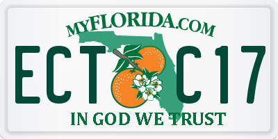 FL license plate ECTC17