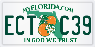 FL license plate ECTC39