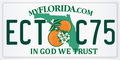 FL license plate ECTC75